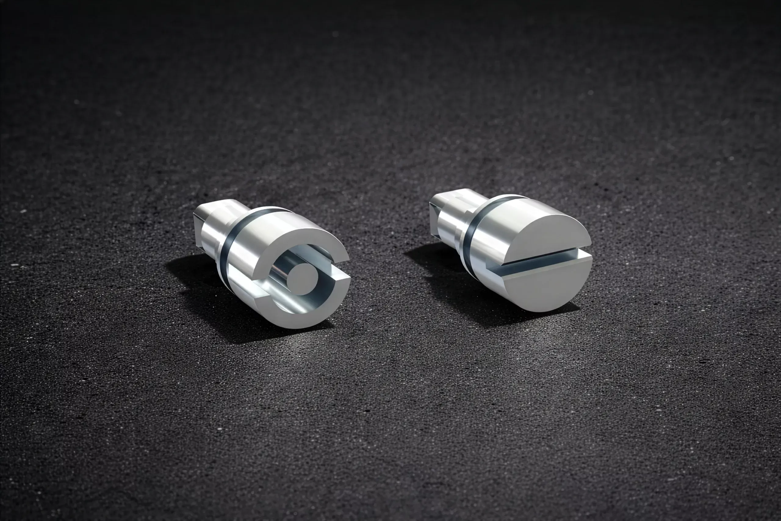 Inserts for 1/4 turn latch