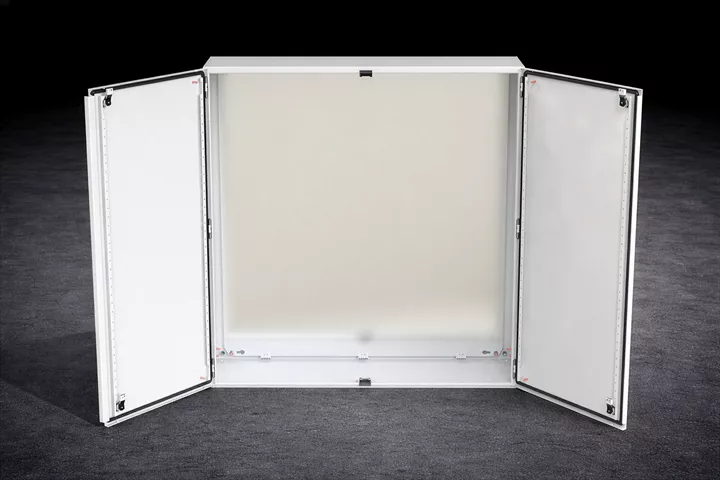 DM Wall Mounted Enclosure Double Door - Carbon Steel