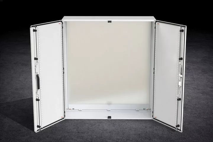 DM Wall Mounted Enclosure Double Door - Carbon Steel