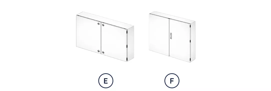 DM Wall Mounted Enclosure Double Door -Carbon Steel