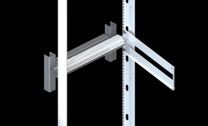 Aluminum DIN Rail Kit (Rear Mounted)