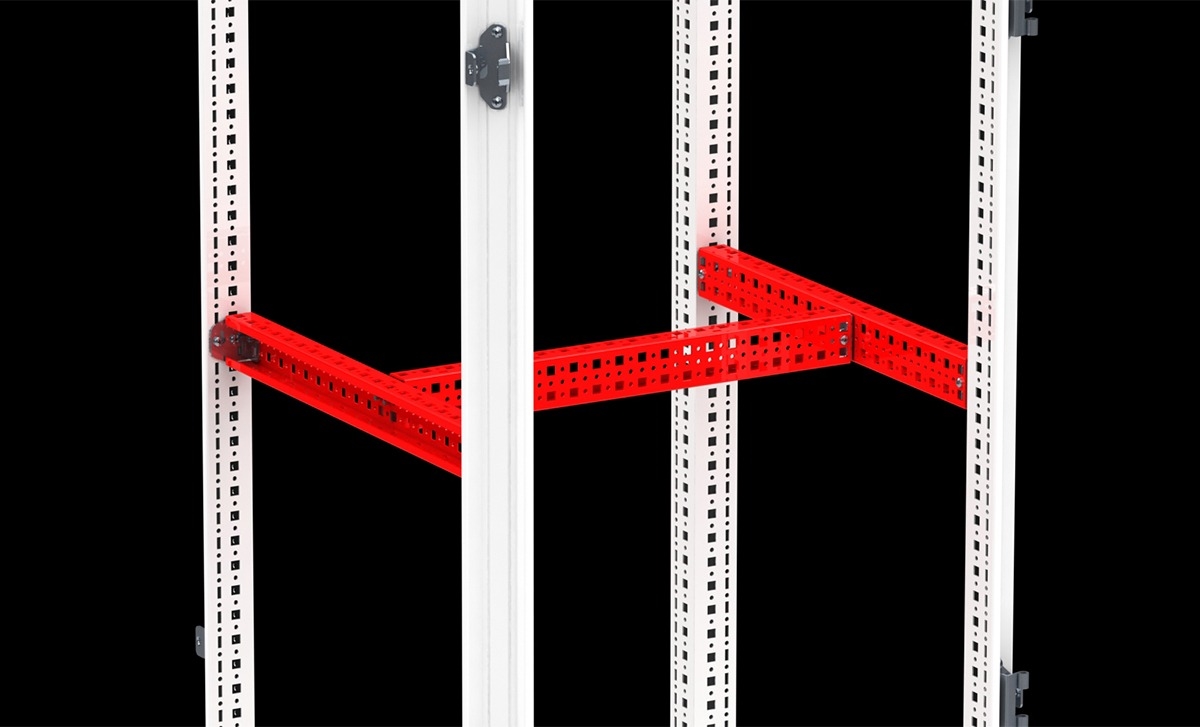 Scissile Rail System Pre-galvanized (50x25 mm cross-section)
