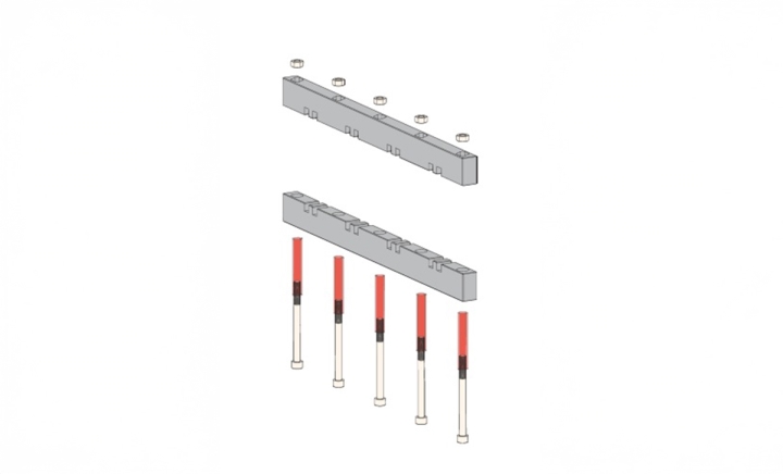Main Busbar Intermediate Support Holder