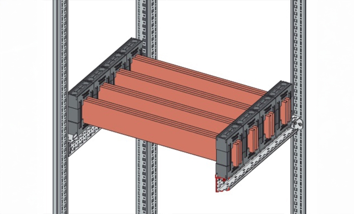 Teos Middle Busbar Rail Kit